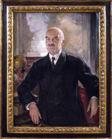 011. Fritz (Friedrich) Werner (Vienna 1898-New York 1994). Ritratto di Ludwig Pollak, 1925 - olio su tela, inv. MR43776