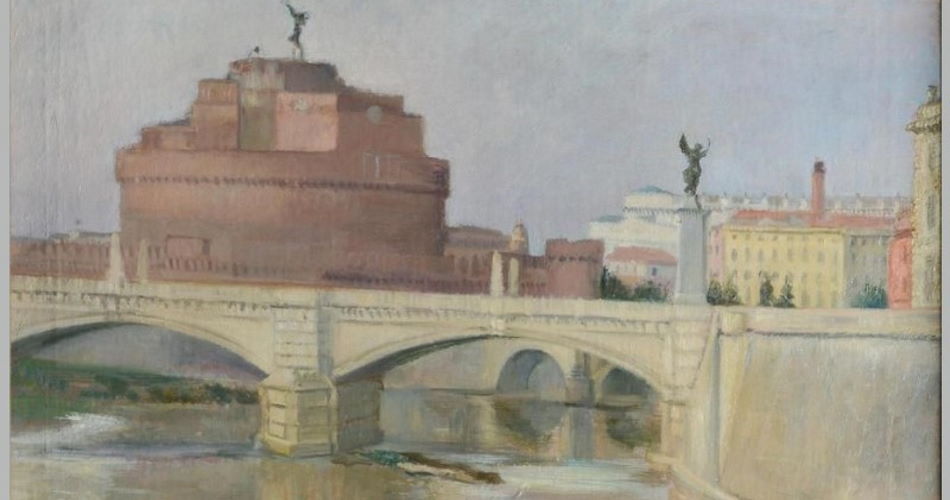 Carlo Socrate il Tevere a Castel S. AngeloMuseo di Roma Carlo Socrate il Tevere a Castel S. Angelo Museo di Roma