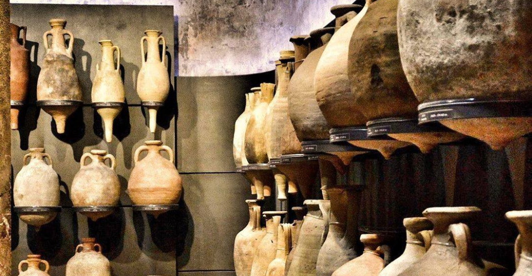 Anfore della collezione Dressel nei Mercati di Traiano Anfore della collezione Dressel nei Mercati di Traiano