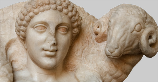 Hermes Kriophoros, prima metà del V sec. a.C.