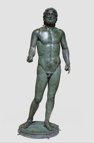 Statua bronzea di Nettuno, Lione, Lugdunum – Musée et théâtres romains © photo: Louison Desforêts / Lugdunum – Musée et théâtres romains
